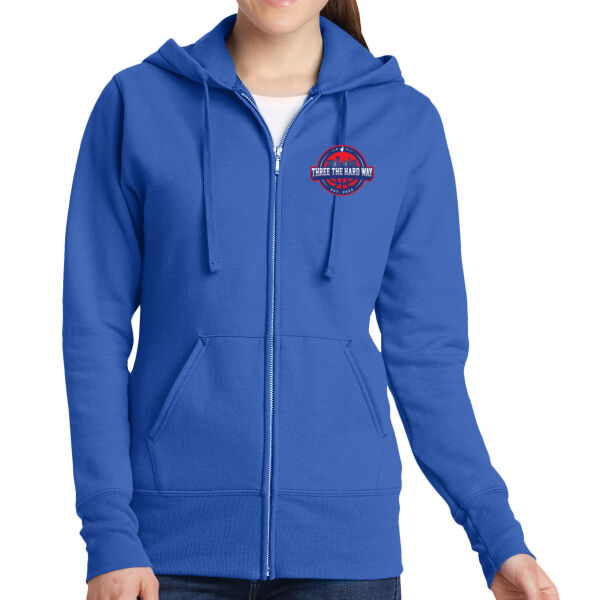 3THW - Women's Core Fleece Full Zip Hooded Sweatshirt Thumbnail
