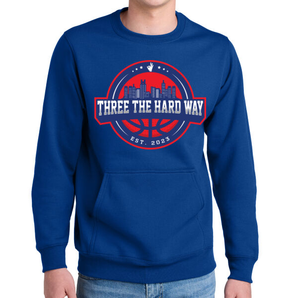 Customizable- 3THW- Pocket Crewneck 2 Thumbnail